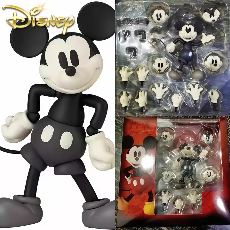 Figurine Articulée Mickey Mouse Noir & Blanc - Collection Disney