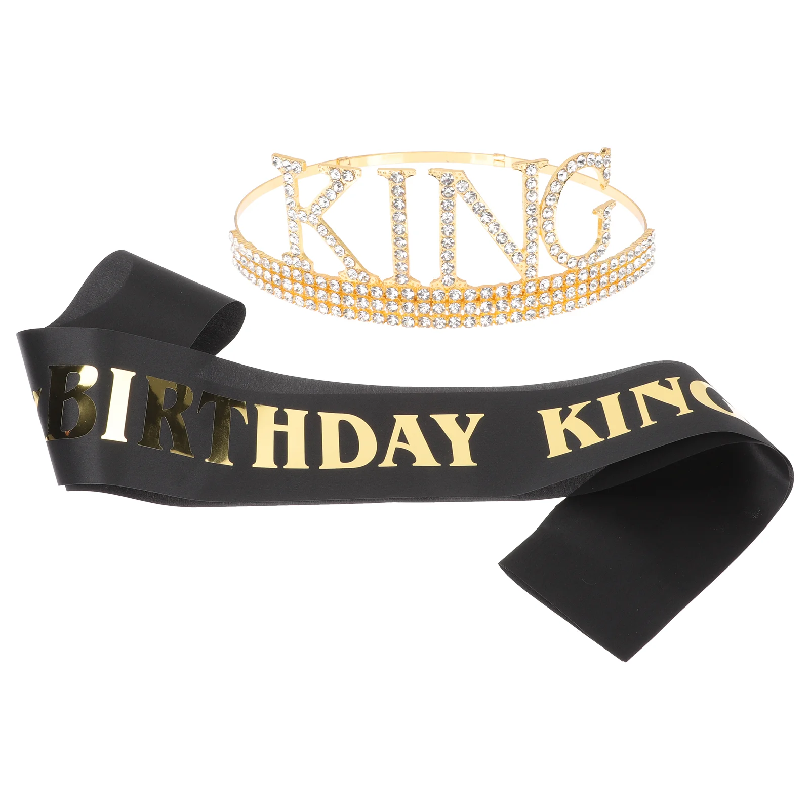 

Men's Birthday Dress Up Crowns Prom Decorations King for Accessories Cosplay The