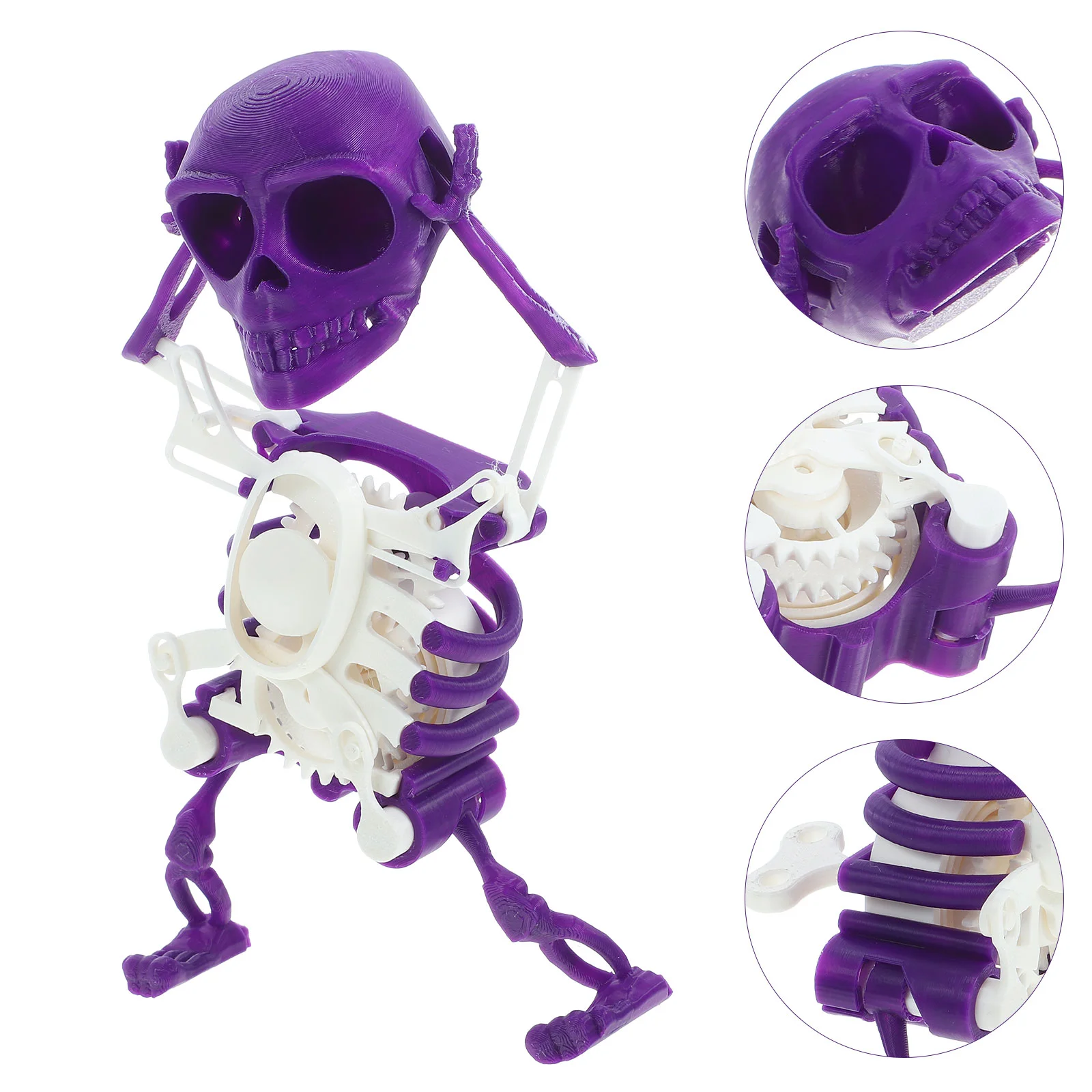 

Puppet Desktop Dancing Skull Child Office 3d Puzzle Human Plastic Printed Toys Interesting Plaything