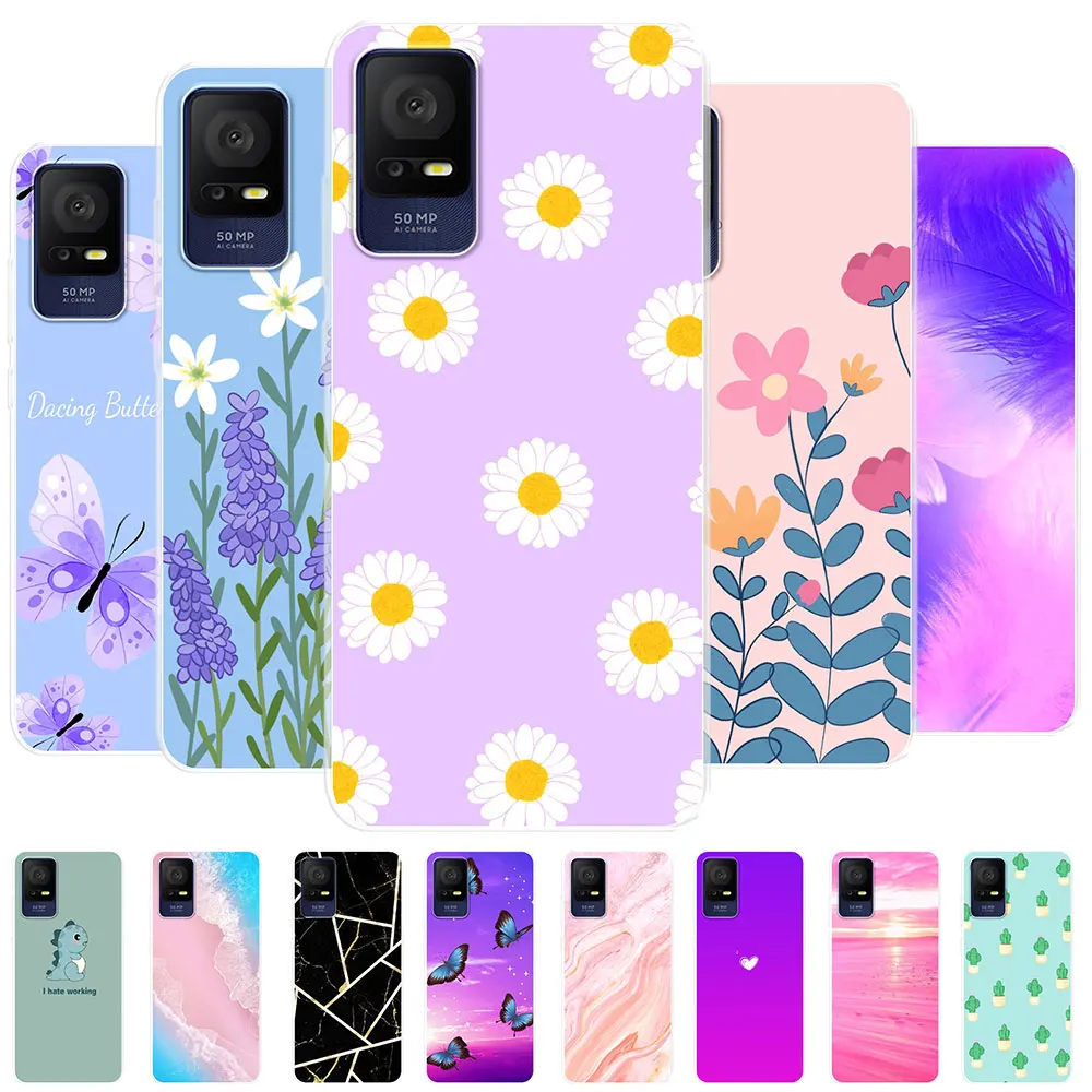 Per Tcl 405 406 Custodia In Silicone Morbido Tpu Cover Posteriore Per Tcl 403 408 406 Fundas Custodie Per Tcl 405 403 Clear Bumper Coque Shell