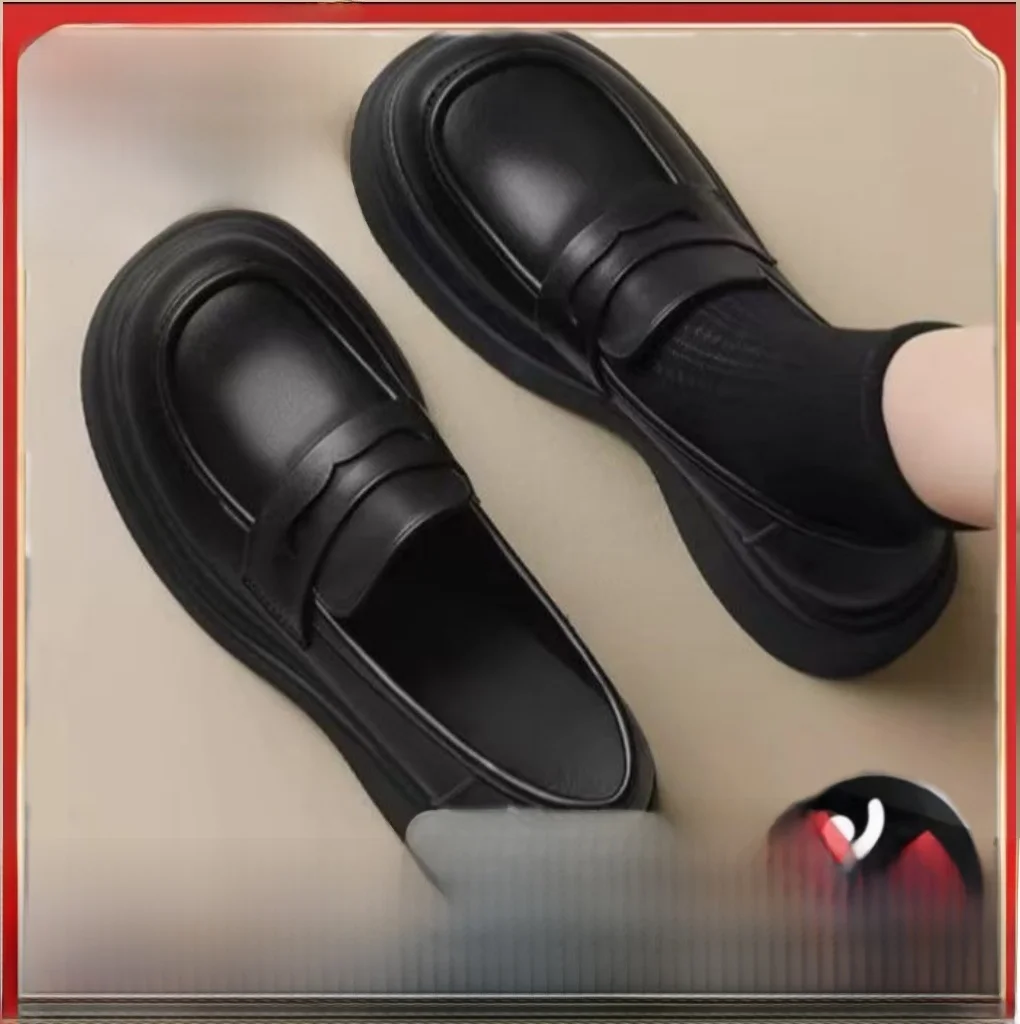 Loafers-black [thick sole]