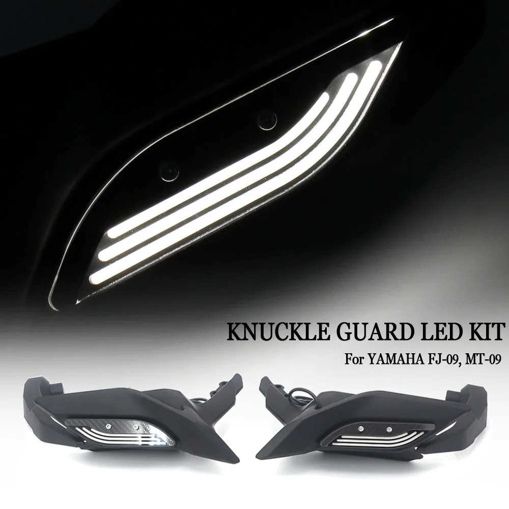 

NEW Motorcycle Hand Guard Decorative Lights Knuckle Guard LED Kit For YAMAHA FJ-09 MT-09 MT09 TRACER 2014 2015 2016 2017