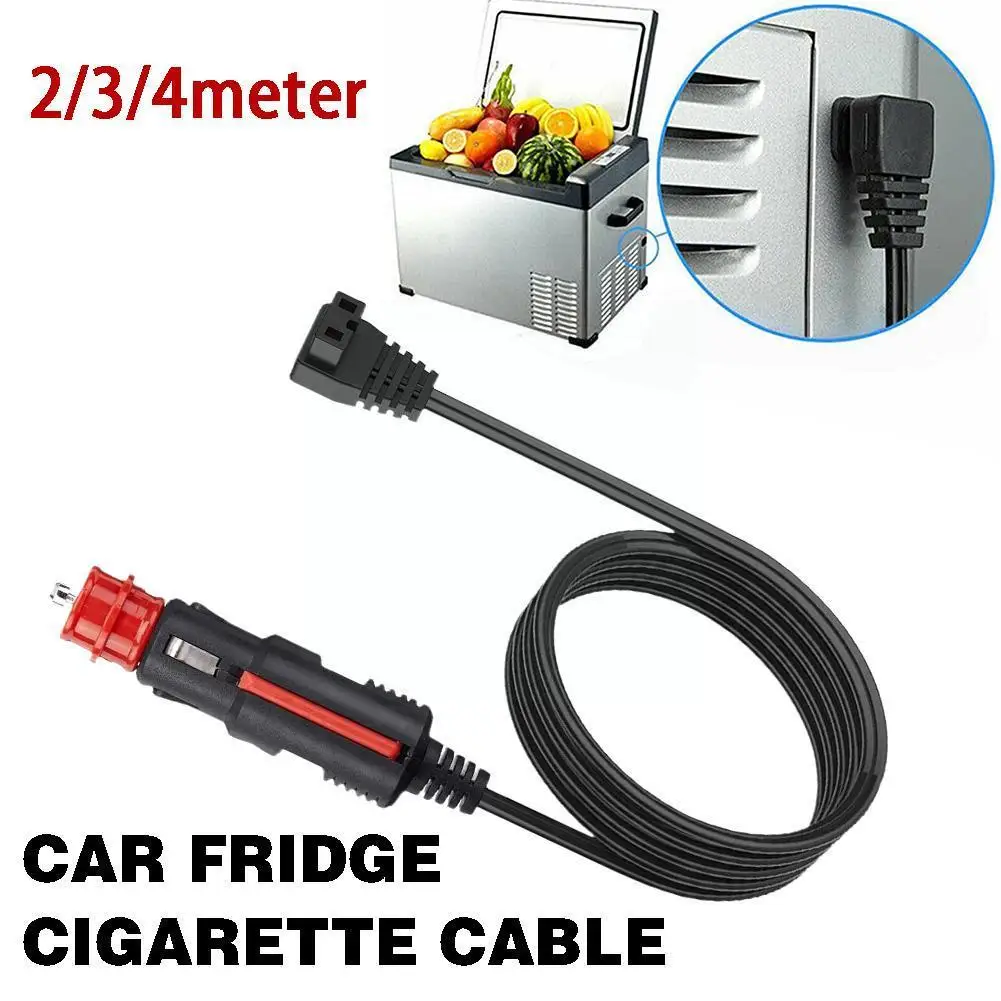 

Car Refrigerator Plug 12V Car Fridge Extension Power Replacement Charging 2/3/4M Cooler Cable Line G9G7