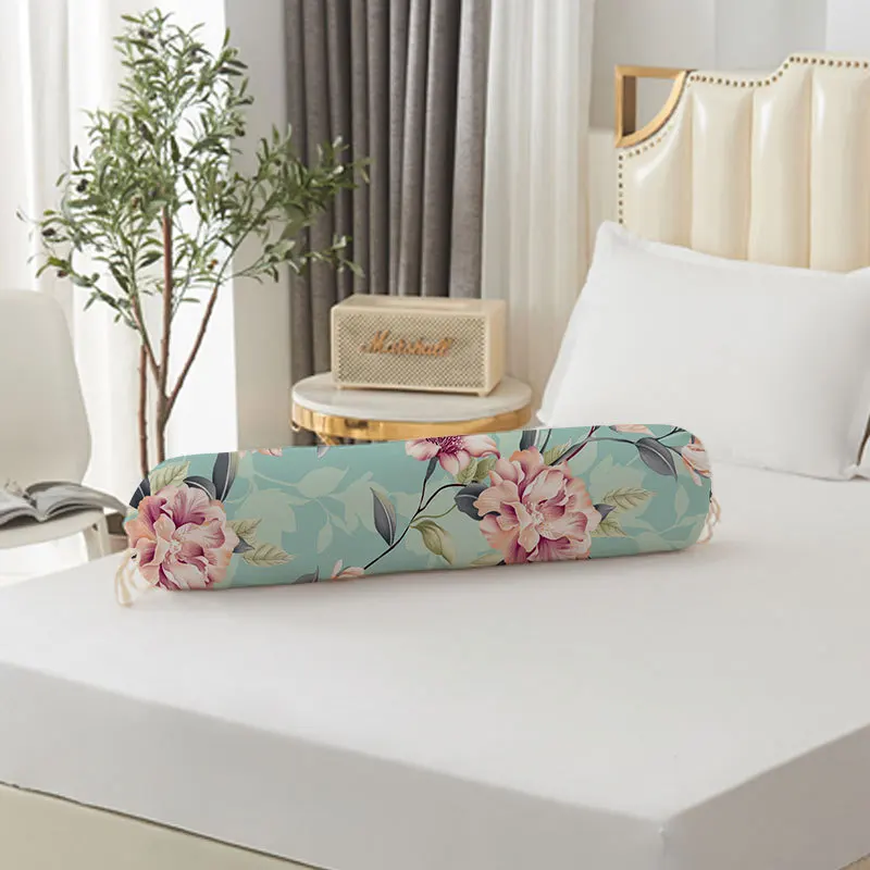 1PC 106X35CM Cylindrical Pillow Case Long Pillow Cover Comfortable Pillow Case Neck Bolster Headrest Cushion Cover Home Decor 6