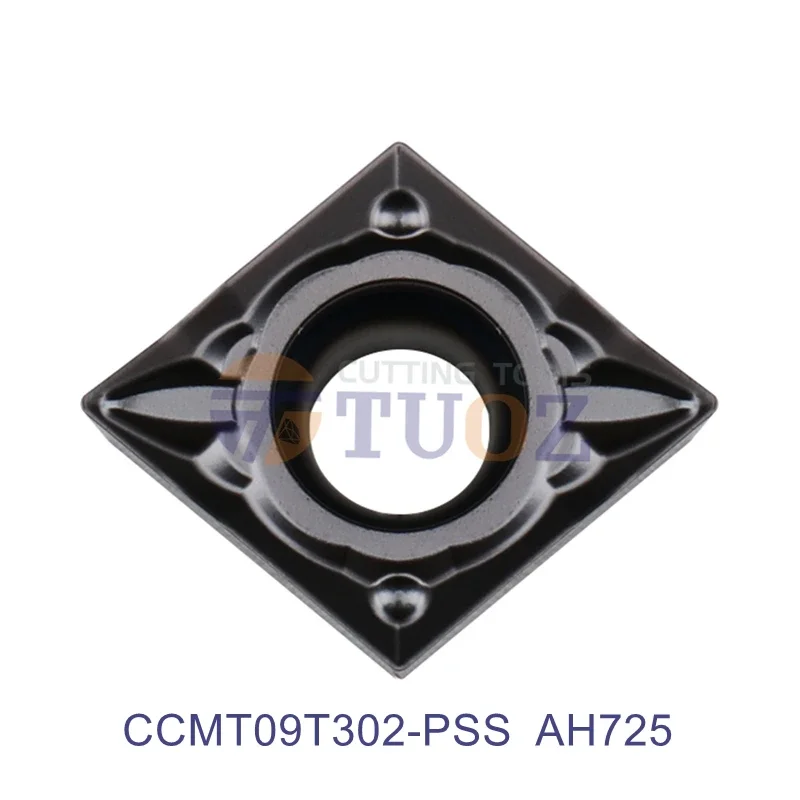 100% Original CCMT09T302-PSS AH725 Turning Tools Carbide Insert CCMT 09T302 -PSS R0.2 CNC Lathe Cutter
