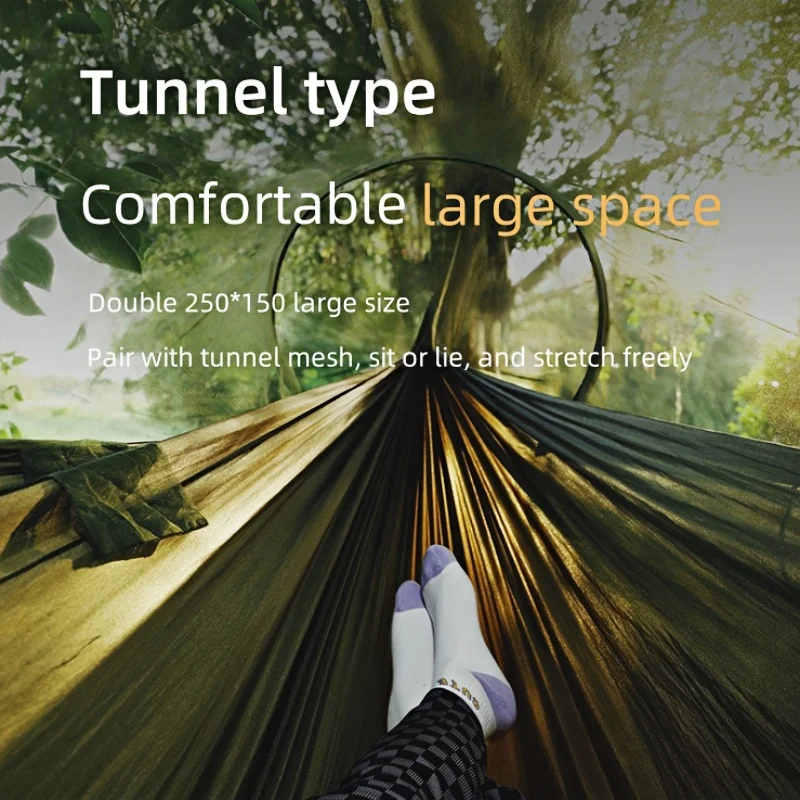 Portable Outdoor Camping Hammock with Mosquito Net – Versatile Sleeping Tent and Outdoor Furniture