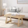 Plank+Beam Classic Rectangular Coffee Table, 40 Inch Farmhouse Coffee Table, Mini Center Tables for Small Spaces 2