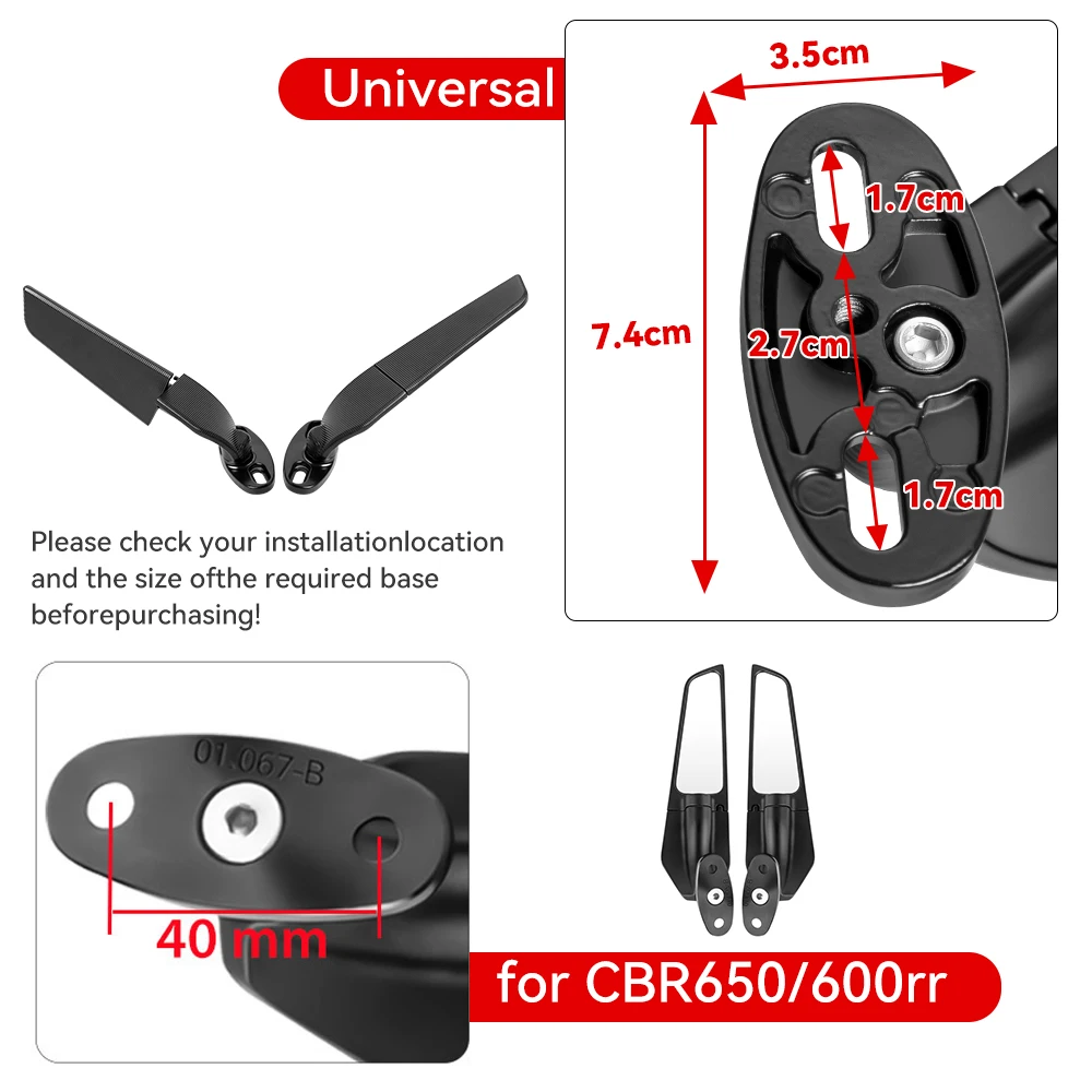 ̵ ̷ ̵ ̷    ȸ Espelhos Moto Espejo Retrovisor, ߸ YZF R125 R25 R15V3 R1S