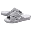 Pallene Cross Band Cotton Slippers Women Indoor Fuzzy Slippers For Ladies Non-slip Cozy Flats Slippers Open Toe House Slippers 6