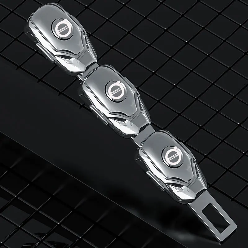 볼보 XC90 XC60 XC40 XC70 XC80 S60 S80 S90 V40 V60 차량용 안전벨트 연장 버클 금속 버클 보호 차량 액세서리