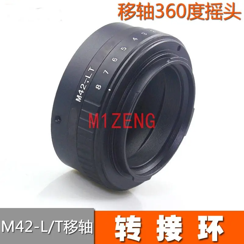 

M42-LT TILT Adapter ring for M42 42mm lens to Leica T LT TL TL2 SL CL Typ701 18146 18147 panasonic S1H/R s5 sigma fp camera