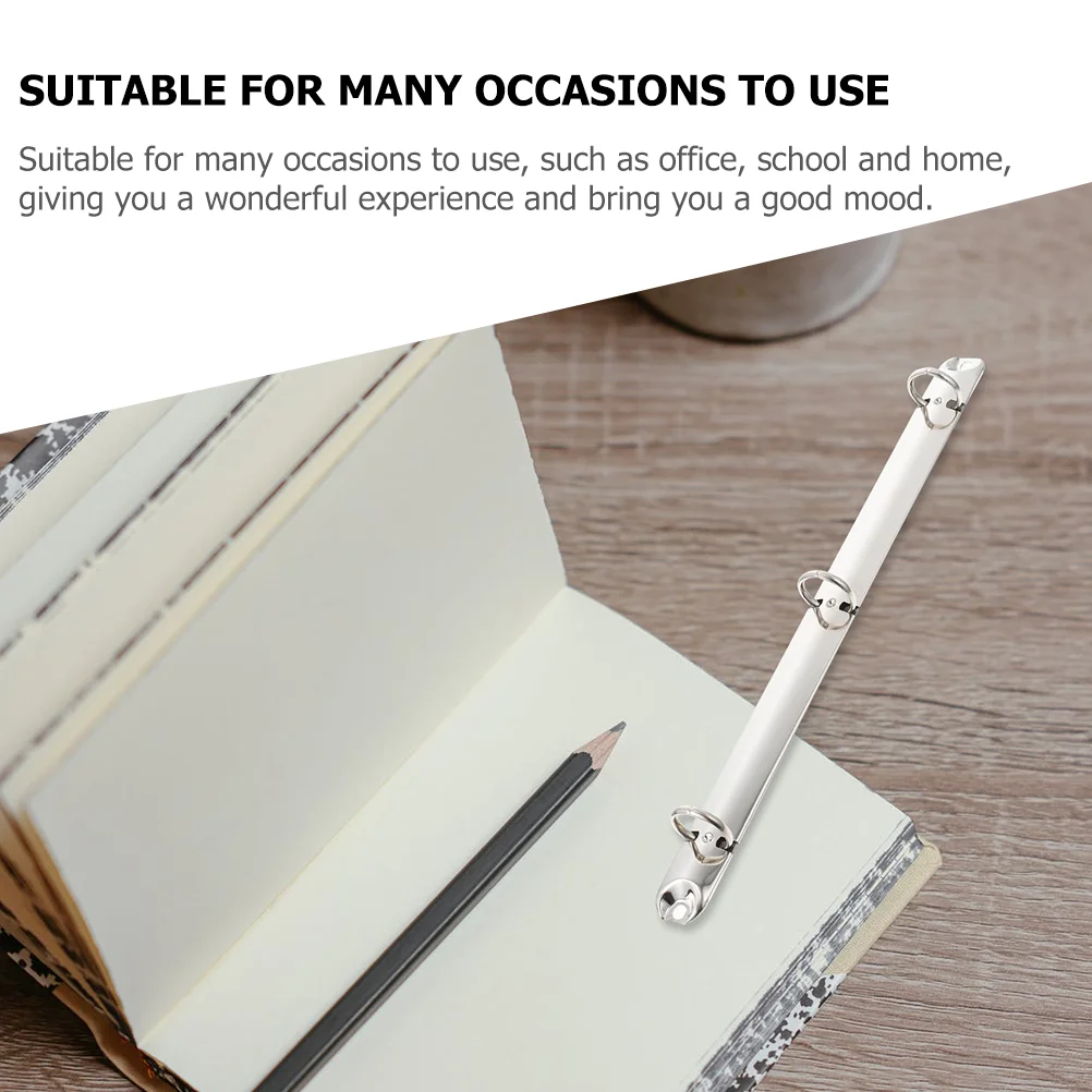 A4 Metal Loose Leaf Binder Rings Iron Binders Notebook Binder Ring Clip Planner Folder Spine Combs Office Binding Supplies 2 Pcs