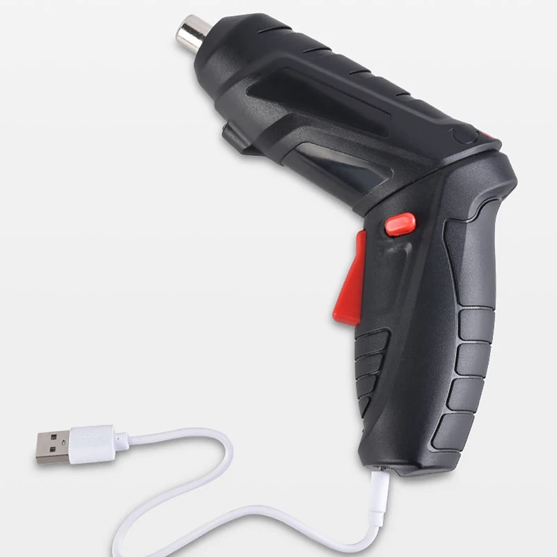 4.2V 무선 전기 스크루 드라이버 USB 충전식 LED 조명 무선 스크루 드라이버 전기 드릴 스크루 드라이버 세트 전동 공구, 방수, 낙하/누설 전력 방지, 배터리 보호 장치, 작업 영역을 비추는 통합 LE