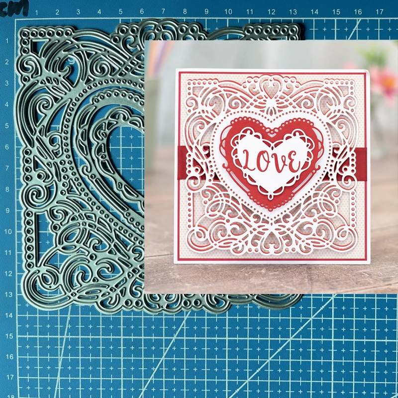 Fustella Da Taglio In Metallo, Forma Set Di Cosmetici, Per Scrapbooking E Biglietti Fai-da-te, Dimensioni 12,2 X 4,05 Cm, Acciaio Al Carbonio - 3