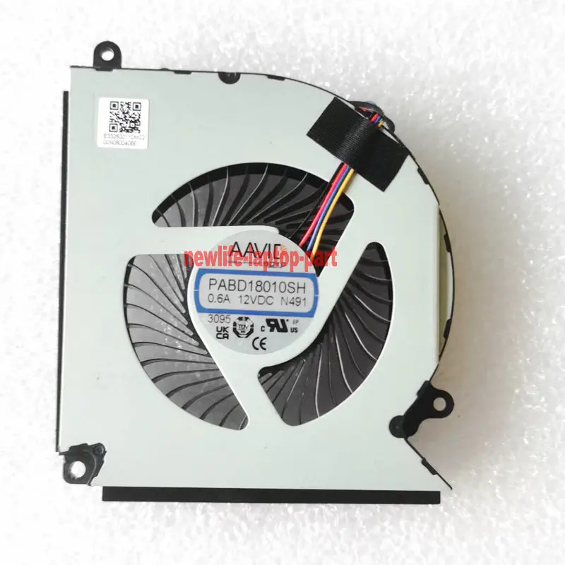 Ventilador de Refrigeração Original para Laptop Cpu Msi Titan Gt77 Gt77hx Ms17q1 Gpu Pabd18010sh N491 N492 - Imagem 2