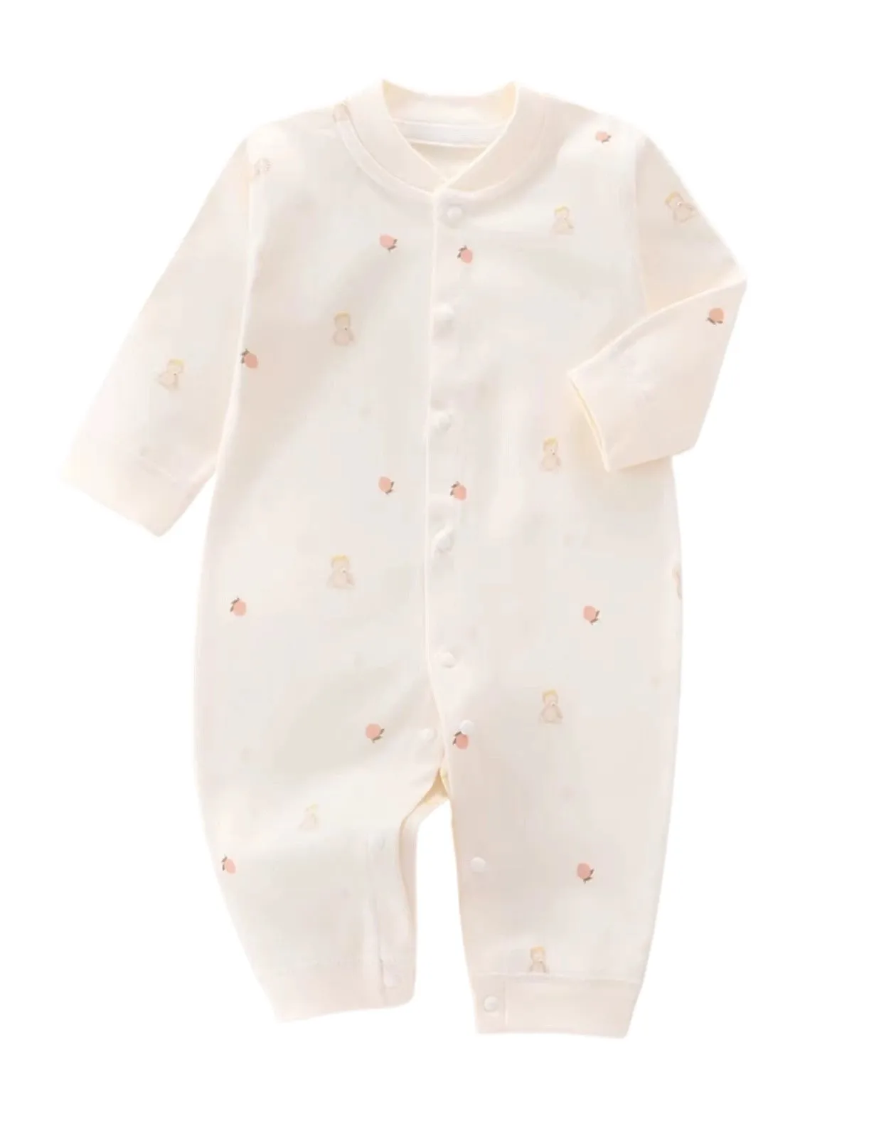 Baby Onesie Spring and Autumn Cotton Pajamas Boys Girls Baby Jumpsuit Cute Printed Bodysuit Newborn Comfortable Onesie