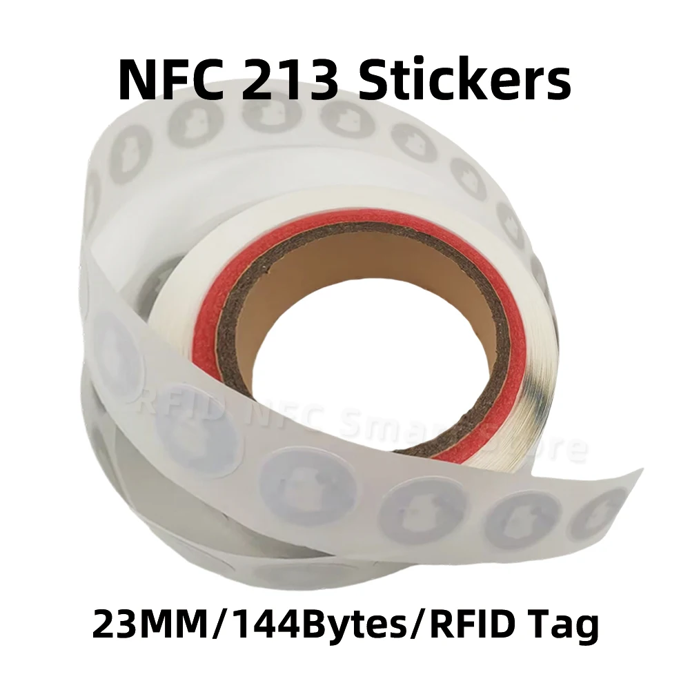 10Pcs NFC Tag 13.56MHz Programmable NFC 213 Stickers Tags RFID  Lable Sticker 144Bytes personal automation shortcuts 5