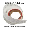 10Pcs NFC Tag 13.56MHz Programmable NFC 213 Stickers Tags RFID  Lable Sticker 144Bytes personal automation shortcuts 5