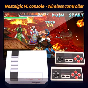 NES620 비디오 게임 콘솔 AV2.4G 무선 컨트롤러, 반복 없는 620 게임, 8 비트 향수 FC 게임 콘솔