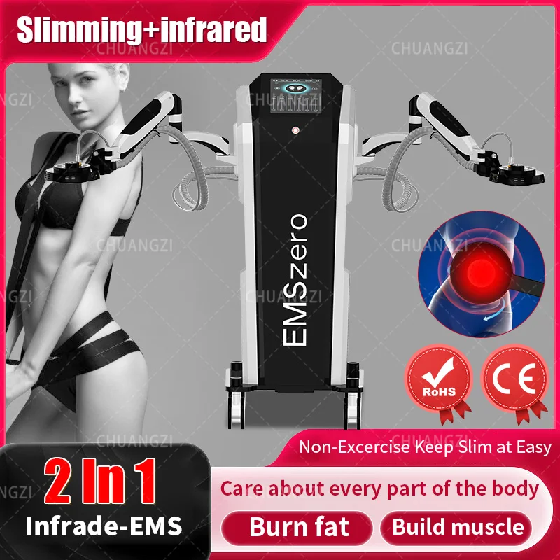 

The latest 2-in-1 physical health infrared heating weight loss EMSZERO lift fat removal molding machine