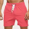 Men's Swimming Shorts Quick Dry Drawstring Elastic Waist Design Surfing Water Sports Beach Swimming Shorts Summer 4