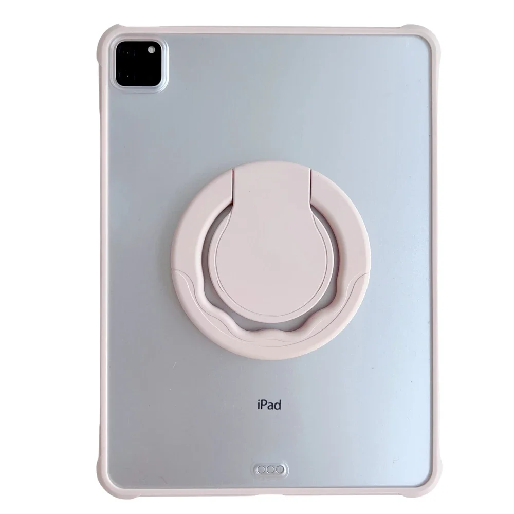 360° Rotating Transparent Matte Shockproof Tablet Case