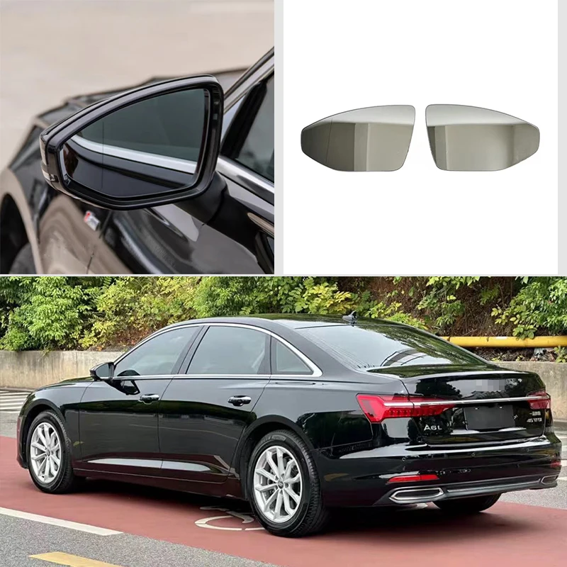 

Автомобильное боковое зеркало с подогревом для Audi A6 C8 A7 A8 2018 2019 2020 2021 2022- 4KD857535A 4KD857536A левое правое зеркало заднего вида