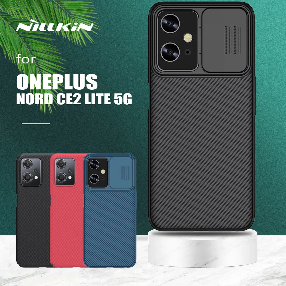 

Для Oneplus Nord CE2 Lite 5G чехол Nillkin CamShield слайд-камера Чехол Frosted Shield для Oneplus Nord CE 2 Lite 5G Lens Cover