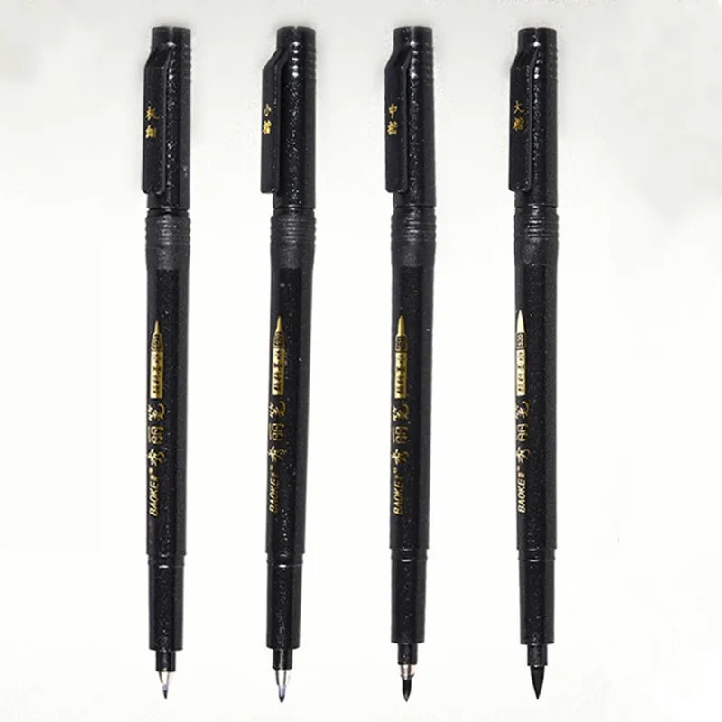 Artist Multi-Function Pens Comic Paintbrush 0.2mm-1.2mm Line Black Ink Fast Dry Student Writing Brush School Office Supply Gift