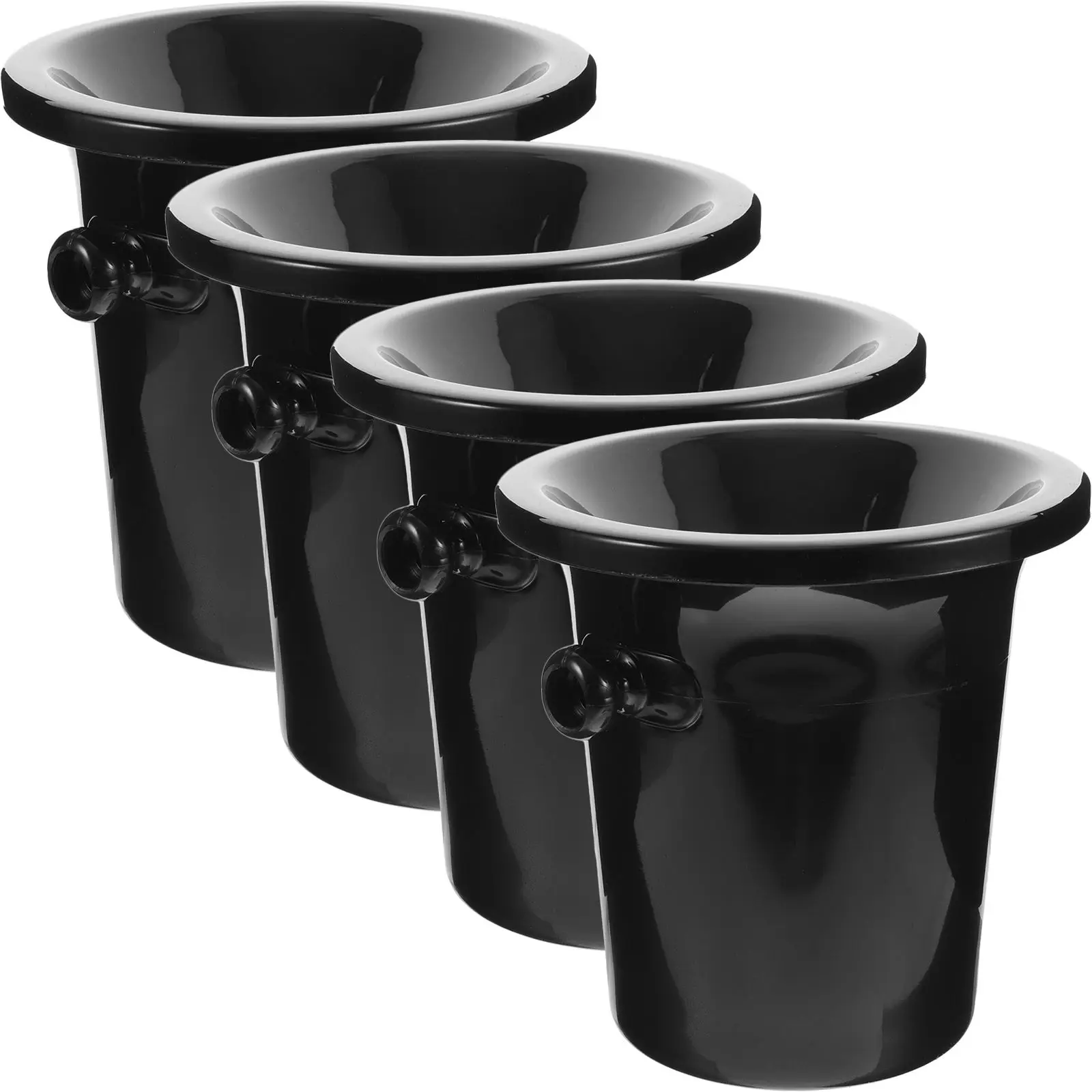 Spit Barrel Double Ears Wine Spittoons Ice Buckets Western Spitting Barrels Plastic Tasting Accessories Round Glasses