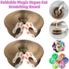 1/2pcs Magic Organ Cat Toy Cats Scratcher Scratch Board Round Corrugated Scratching Post Toys Cats Grinding Claw Cat Accessories