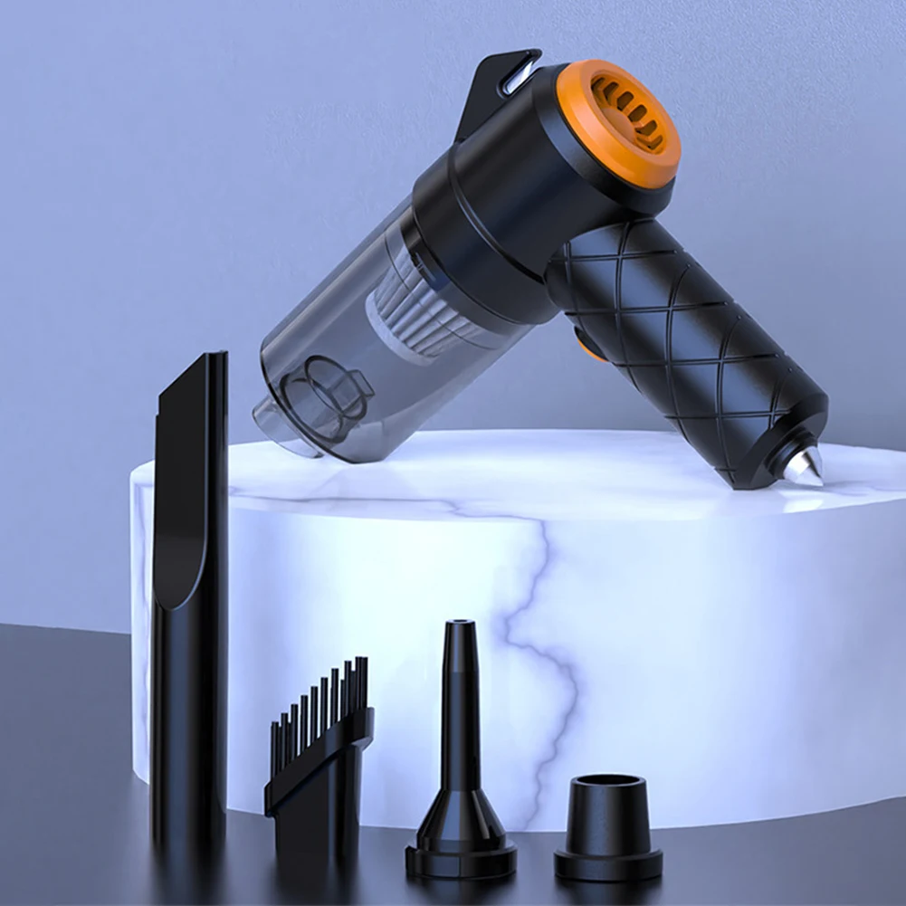 6 In 1 Car Vacuum Cleaner 3500PA Strong Suction Blowing Suction Car Cleaner Mini Handheld for Home Keyboard Cleaning