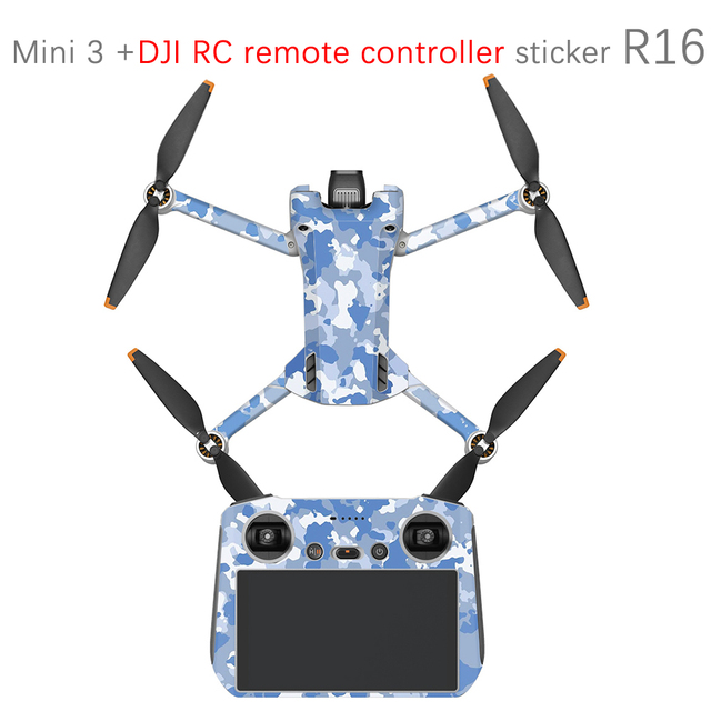 Stickers for DJI Mini 3 Pro Skin Scratch Resistant Waterproof for DJI RC Remote Control Sticker Accessories