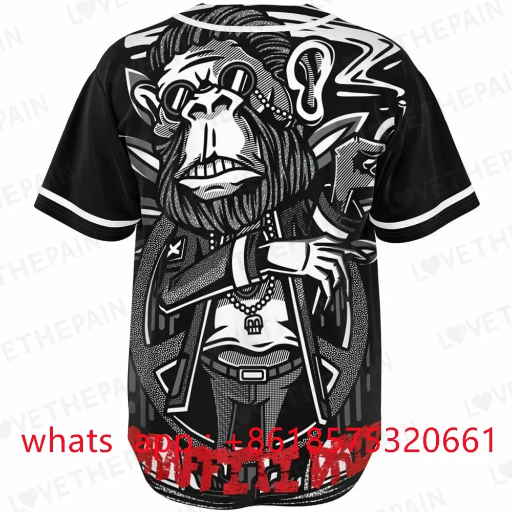 new Populaire Baseball Jersey Name and Number Short Sleeve Casual Streetswear for Men/Women/Kids Big size Any Colour
