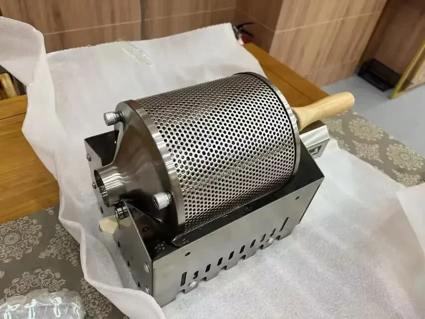 Description Picture 6 of itemAS1-S400T Household Coffee Roaster Commercial Coffee Bean Roaster Thermal High Temperature Resistant Stainless Steel Drum