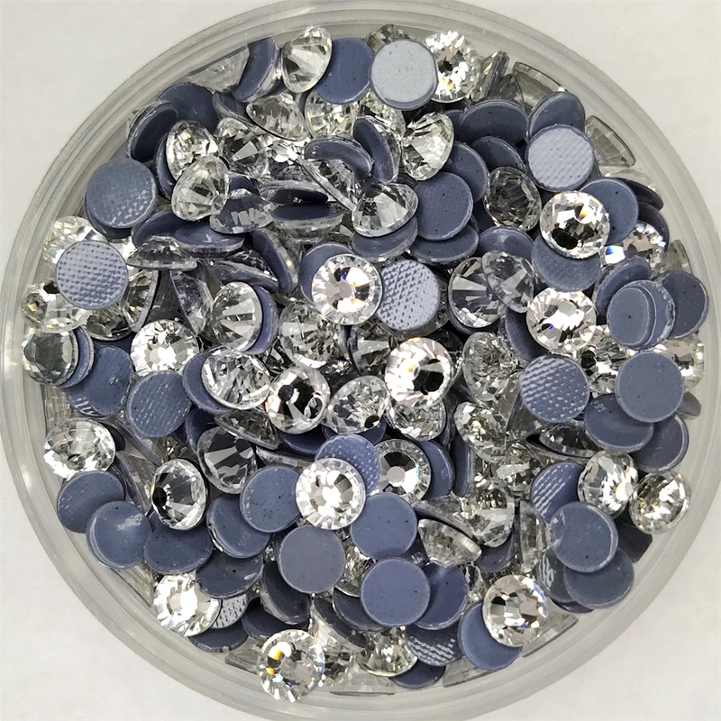 All Size Top Quality Crystal AB/Clear Super Bright Hot-Fix