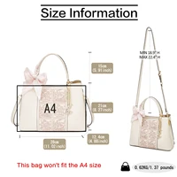 FOXER 2026 Sac à main en cuir fendu brodé style chinois pour la Fête des Mères, sac fourre-tout de luxe élégant pour femme, sac à bandoulière tendance 2