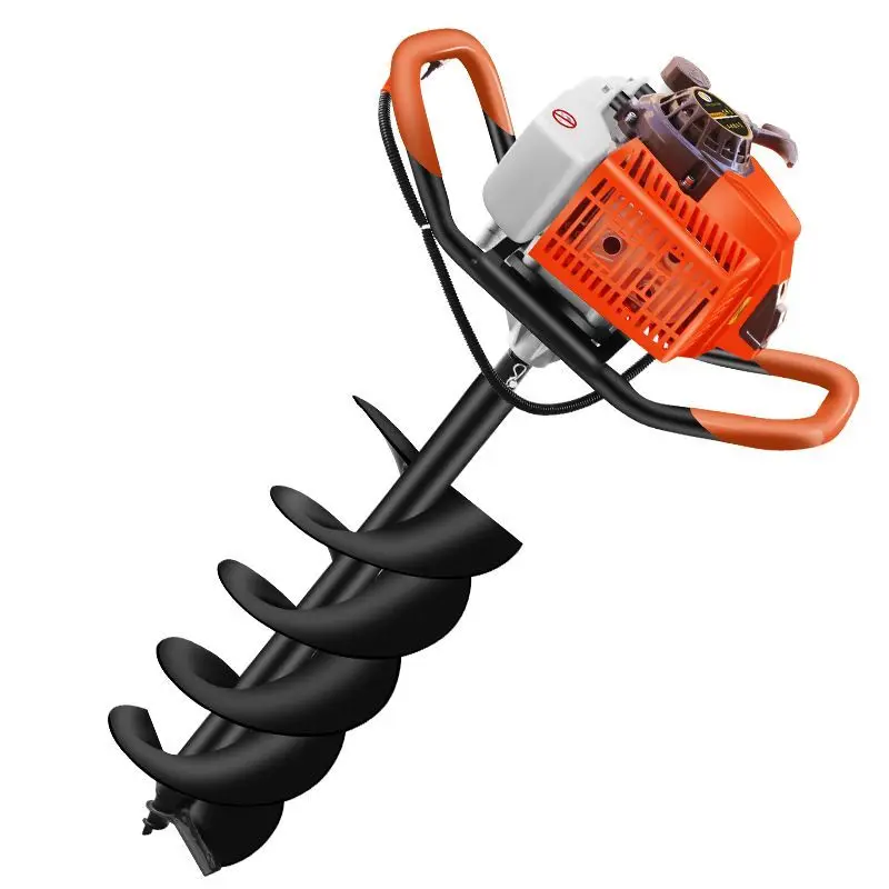 

Ground drilling hole digging machine agricultural high-power small gasoline engine orchard fertilization piling machine drill