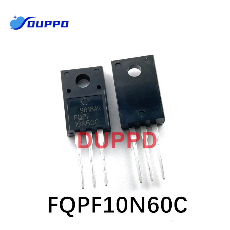 

10PCS FQPF10N60C TO-220 10N60C 10N60 TO220 New