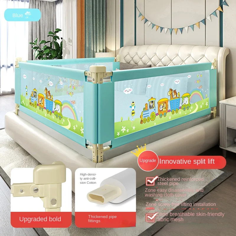 Factory direct of children and babies vertical lifting, three sided household anti drop protective fence