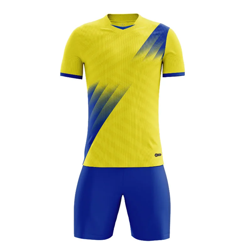 thumbnail image 1 of Conjunto de camiseta de fútbol para niños y hombres 22/23, 2 piezas, secado rápido, ropa deportiva de talla grande para niños y hombres, uniforme de entrenamiento de fútbol personalizado, 1 of 5