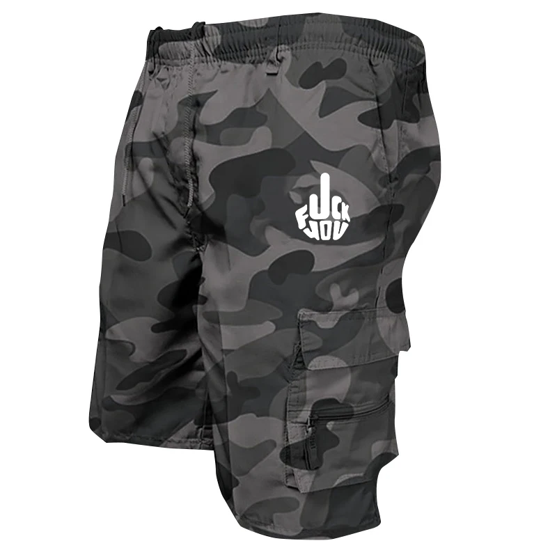 Mens Cargo Shorts New Side Multi-pockets Men Loose Work Shorts Casual Short Pants Male Plus Size Summer Outdoor Shorts 6