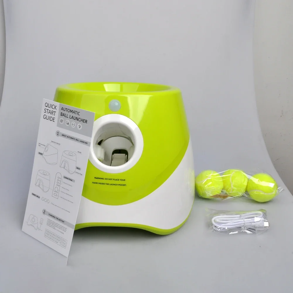 Dog Training Catapult Ball Launcher Pet Toys Tennis B all Launcher Jumping Pitbull Tennis Ball Machine Automatic Throw