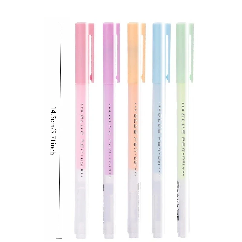 Colorful Pen-Shaped Quick-Drying Glue Stick for Kids' Crafts and Art Projects