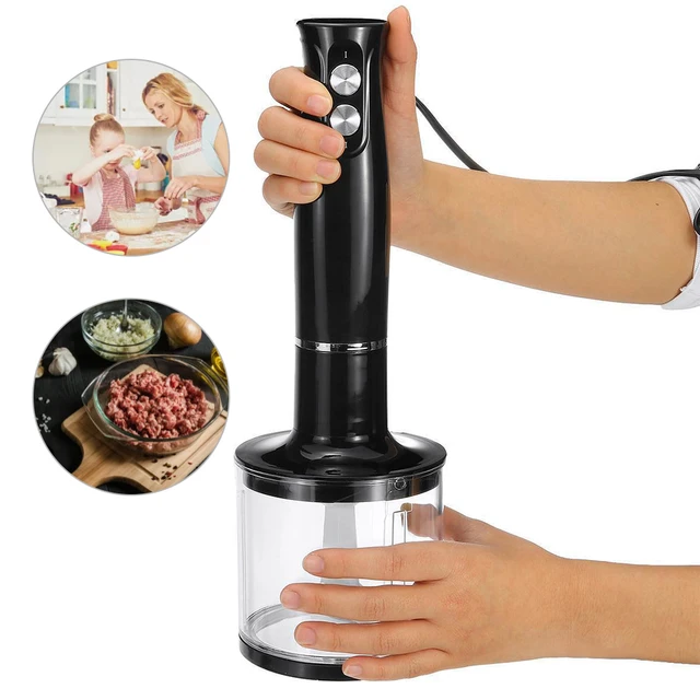 500W Electric Stick Hand Blender 4 in 1 Handheld Mixer 700ml