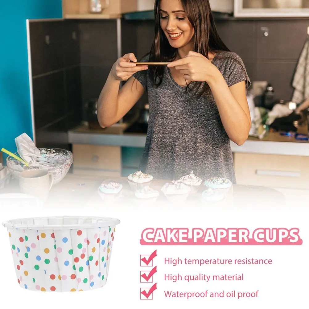 Cupcake cups paper treat cups disposable dessert bowls bakery 200pcs