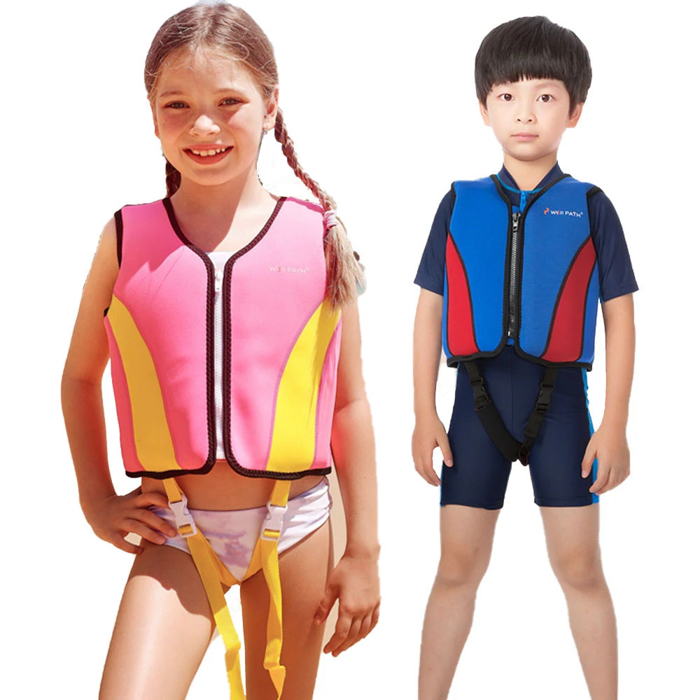 New Children's Swimsuit Floating Vest Life Jacket Neoprene Children's