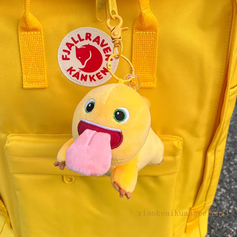 Milk Dragon Stuffed Plush Animals Dinosaur Toys Magnetic Suction Big Tongue Fun Pendant Key Bag Doll Nailong Plush Toys Kid Gift