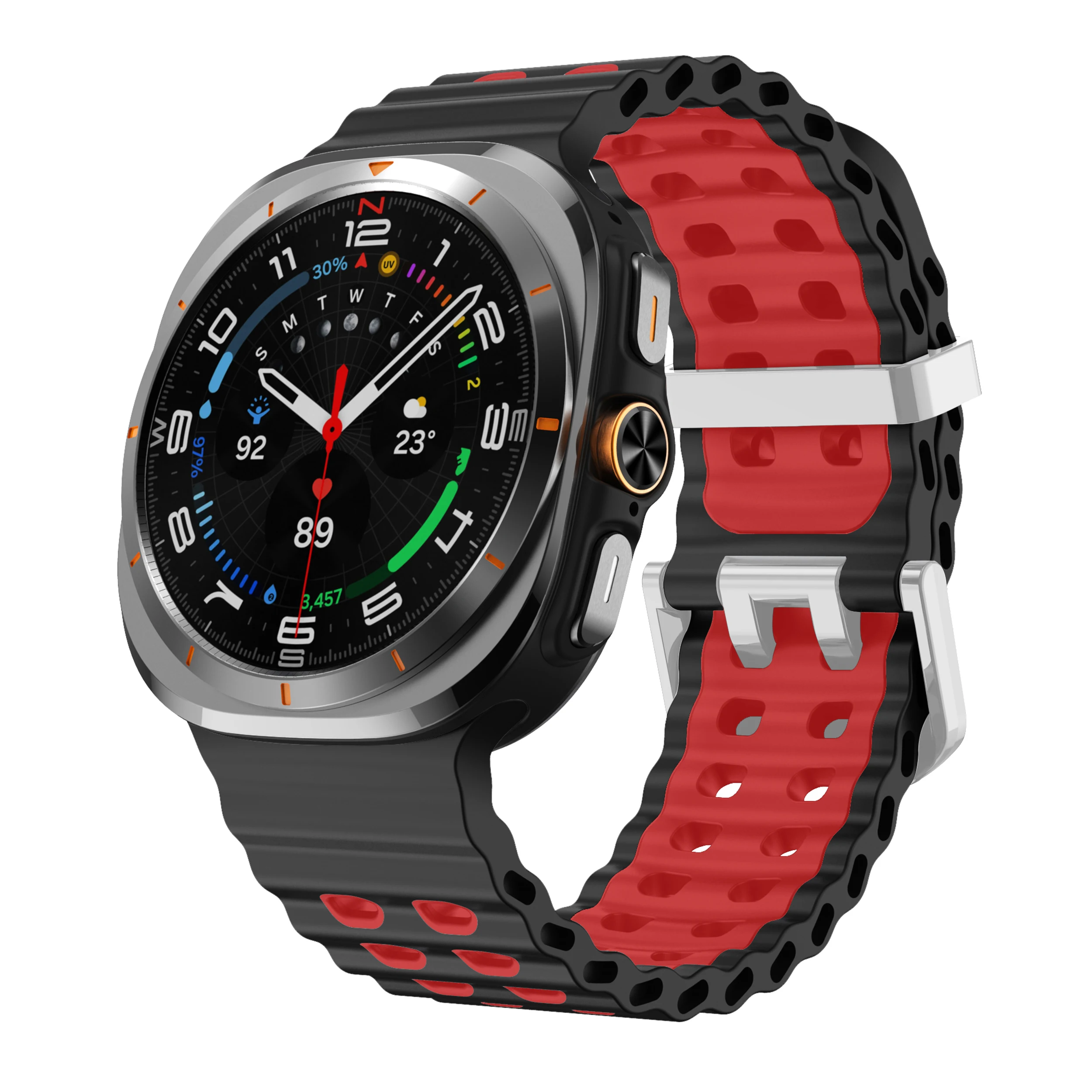 Silicone Breathable Marine Strap Wristband Bracelet