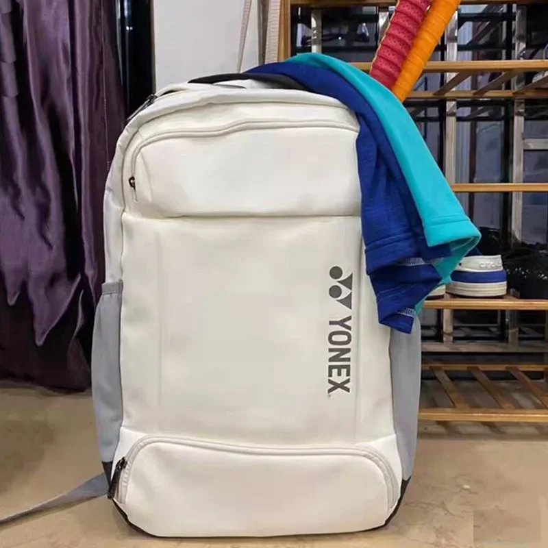 YONEX Badminton Racket Backpack Waterproof Sports 2pcs Tennis Shoulder Bag With Shoe Compartment Ergonomic Design For Unisex 5